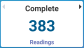 Total complete readings from mobile or AMI readings